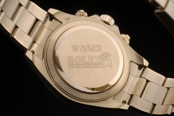 Rolex Daytona Cosmograph Rainbow Crystals Bezel Rose Gold Strap Black Dial 80251 - Image 8