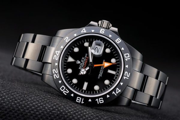 Rolex Explorer Black Ceramic Bezel Black Dial Tachymeter - Image 5