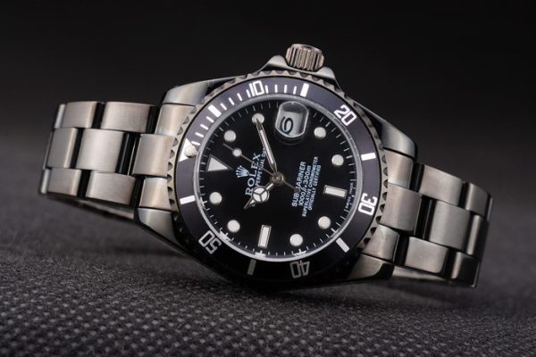 Rolex Submariner Wide Lady Black Bezel Black Dial Tachymeter - Image 4