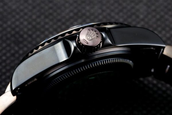 Rolex Submariner Wide Lady Black Bezel Black Dial Tachymeter - Image 8