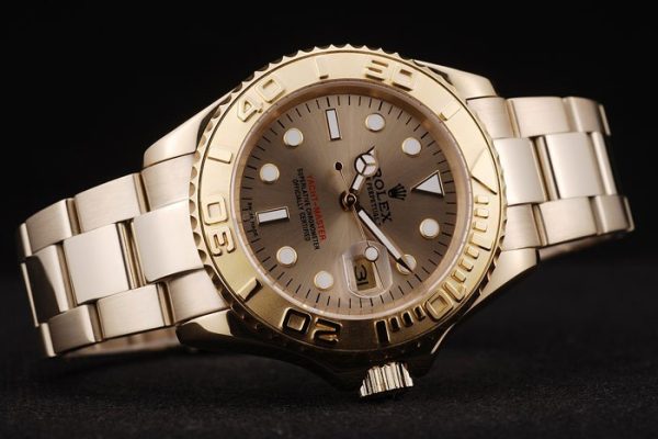 Rolex Yacht Master Gold Dial Gold Tachymeter（replica 1:1） - Image 3