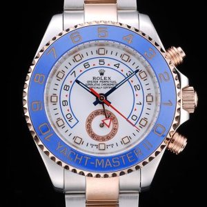 Rolex Yachtmaster Blue Ceramic Bezel White Dial Tachymeter（replica 1:1）