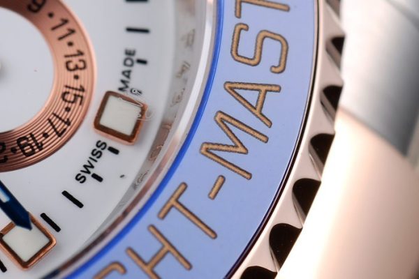 Rolex Yachtmaster Blue Ceramic Bezel White Dial Tachymeter（replica 1:1） - Image 7