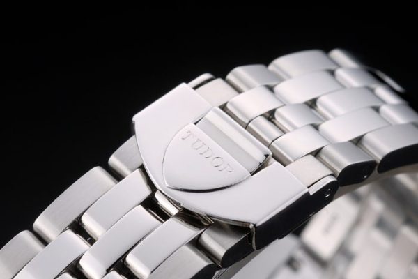 Swiss Tudor Classic Stainless Steel Bracelet Silver Patterned Silver Dial 80298 - Image 5