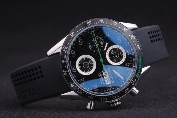 Black Carrera Replica Watches 3758 - Image 5