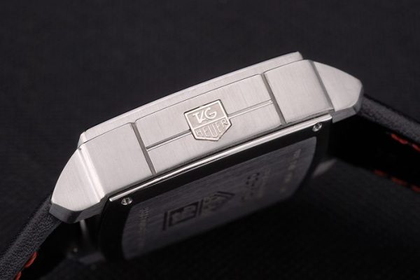 Tag Heuer Monaco Mikrograph Black Leather Strap Black Dial 7924 - Image 2