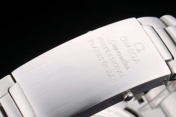 Omega Seamaster Planet Ocean Blue Tachymeter Blue Dial Stainless Steel Strap 80239 - Image 4