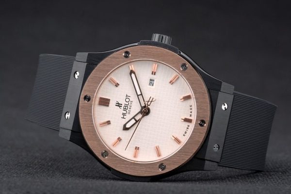 Hublot Big Bang Black Rubber Strap Beige Dial 80200 - Image 4