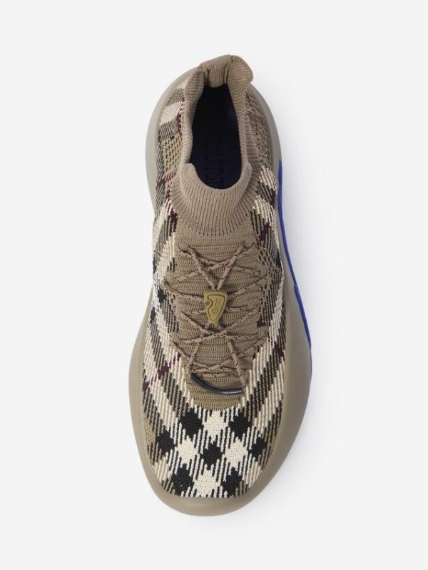 Check knit Neptune sneakers - Image 3