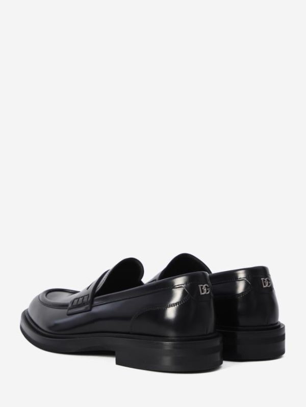 Leather loafers