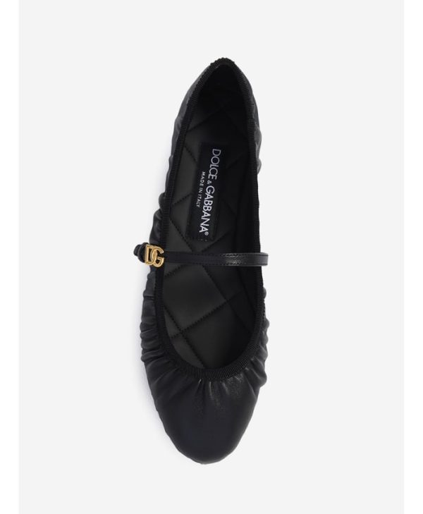 Leather ballet flats - Image 3