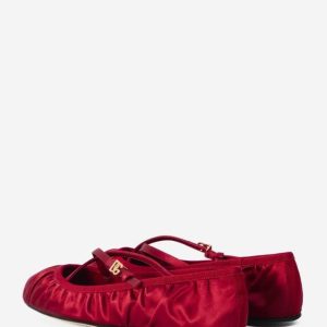Satin ballerinas