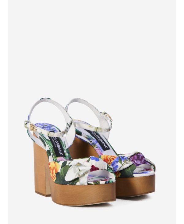 Floral platform sandals - Image 5