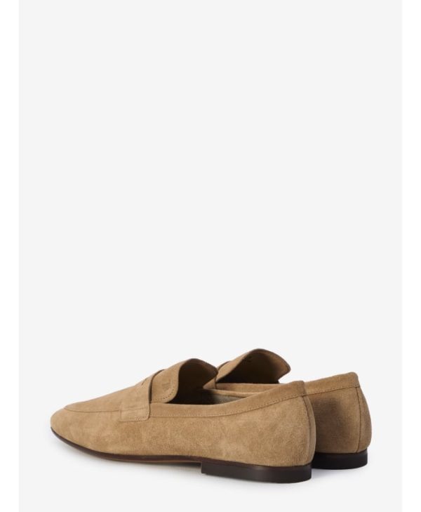 Suede loafers
