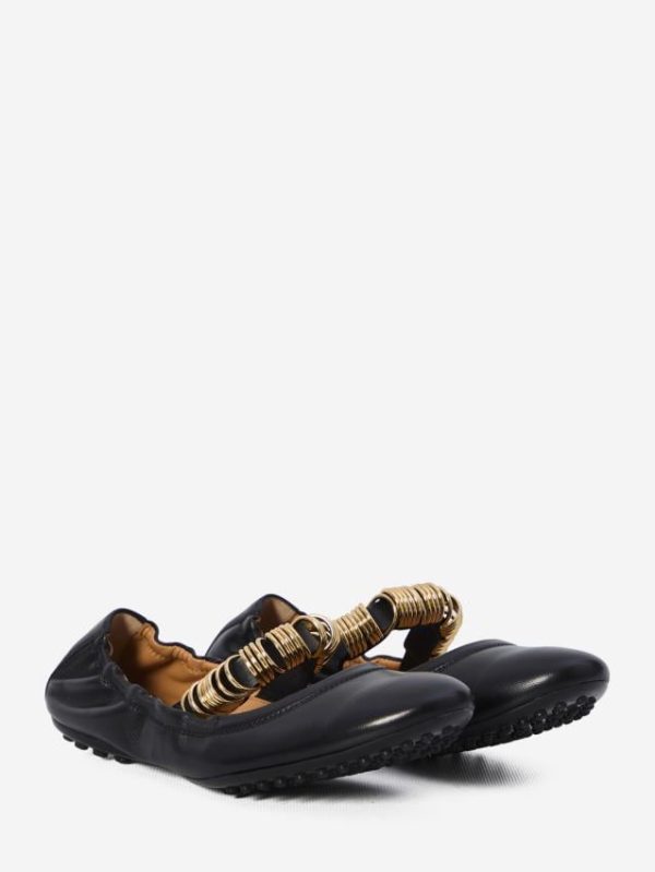 Ballet flats with eyelets - Image 5