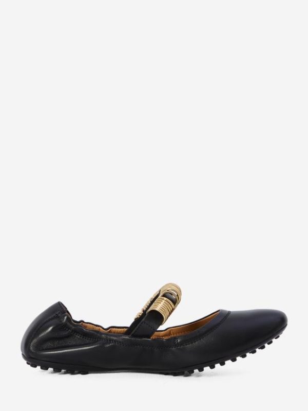 Ballet flats with eyelets - Image 6