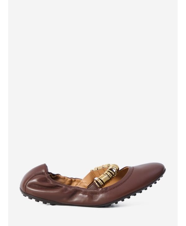 Ballet flats wit eyelets - Image 4