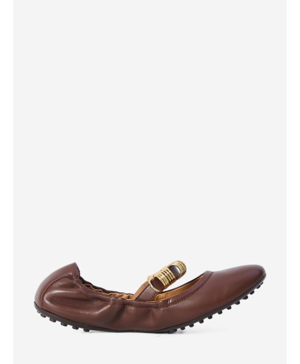 Ballet flats wit eyelets - Image 6