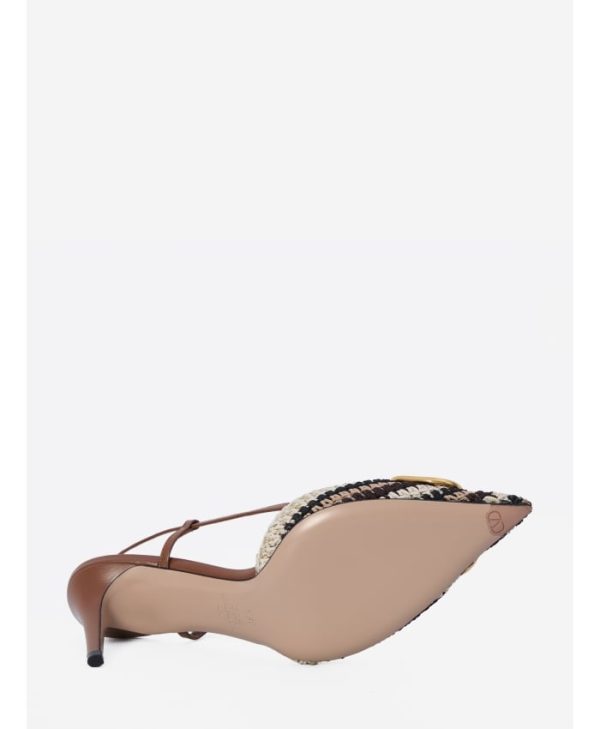 VLogo Signature slingback pumps - Image 2