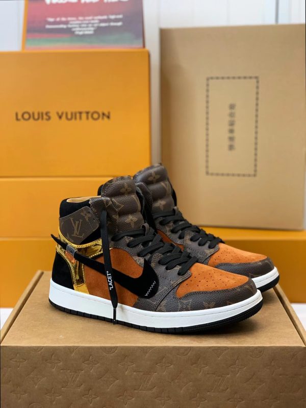 「#88」LOUIS VUITTON × NIKE AIR FORCE 1 Sneaker High-tops