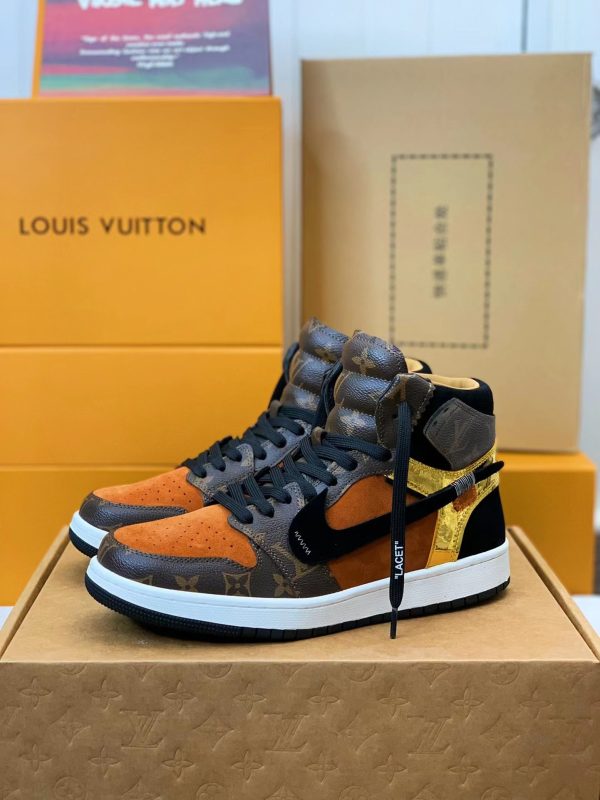 「#88」LOUIS VUITTON × NIKE AIR FORCE 1 Sneaker High-tops - Image 2