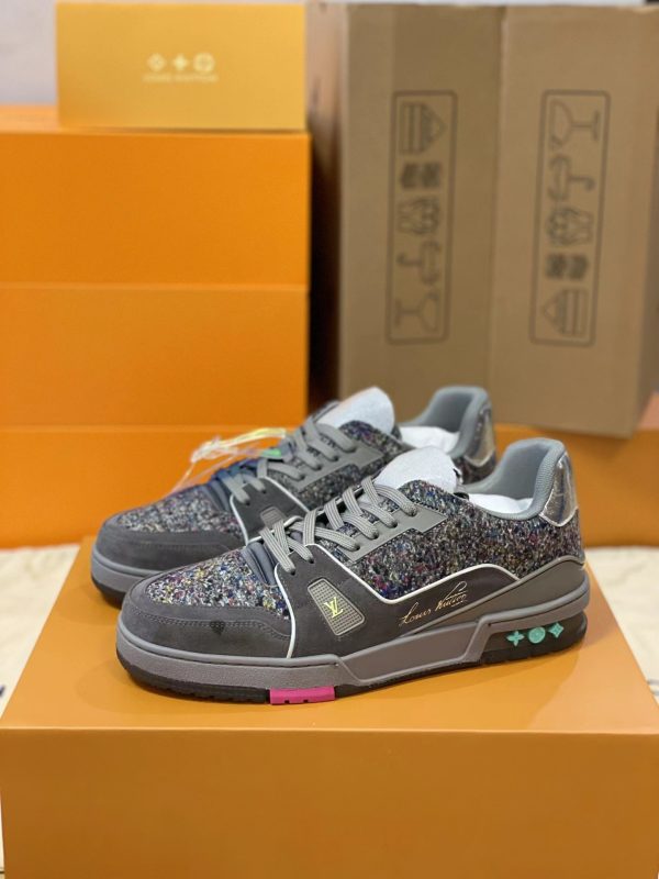 「#92」LOUIS VUITTON  TRAINER 1A998B 2022Show style Sneakers - Image 2