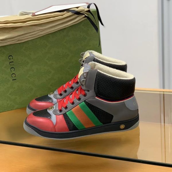 ¡¸#210¡¹Gucci High-top Distressed sneakers - Image 3