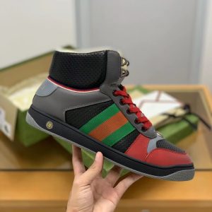 ¡¸#210¡¹Gucci High-top Distressed sneakers