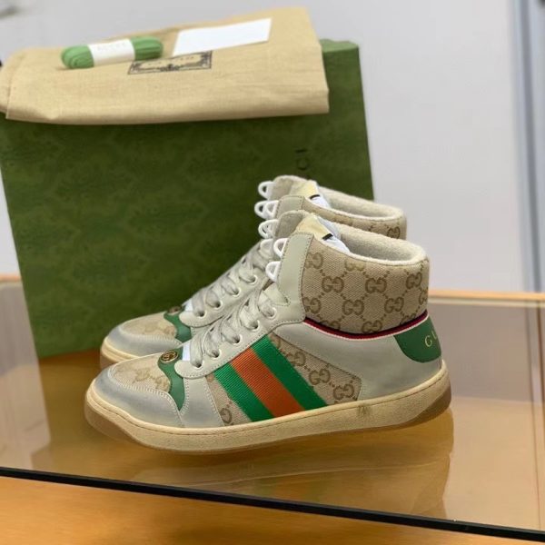 ¡¸#212¡¹Gucci High-top Distressed sneakers - Image 2