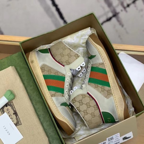 ¡¸#212¡¹Gucci High-top Distressed sneakers - Image 3