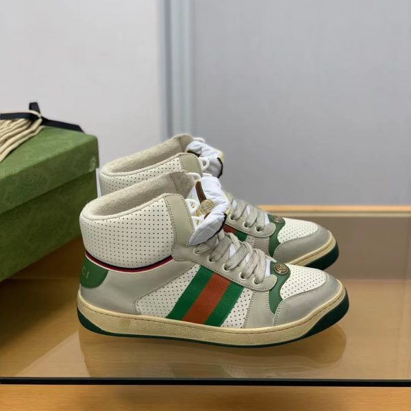 ¡¸#213¡¹Gucci High-top Distressed sneakers - Image 2