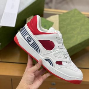 ¡¸#244¡¹Gucci sneakers Cowhide+Breathable mesh