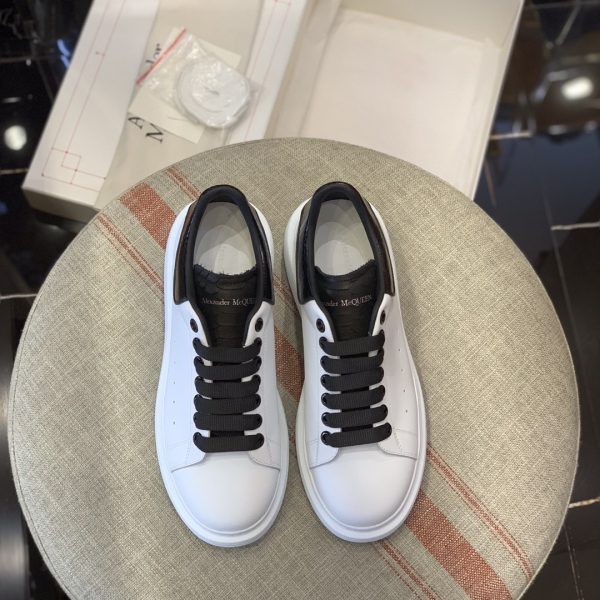 ¡¸#456¡¹Alexander McQueen MQ Black snake-grain patternTail Sneakers - Image 2