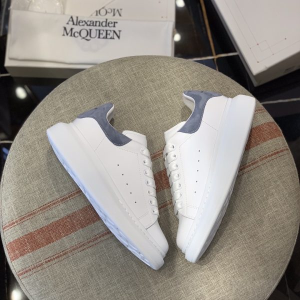 ¡¸#460¡¹Alexander McQueen Mist Blue velvet tail Sneakers - Image 3