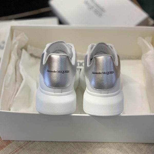 ¡¸#462¡¹Alexander McQueen MQ silvery cowhide tail Sneakers - Image 3