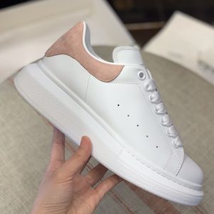 ¡¸#465¡¹Alexander McQueen MQ pink velvet tail Sneakers