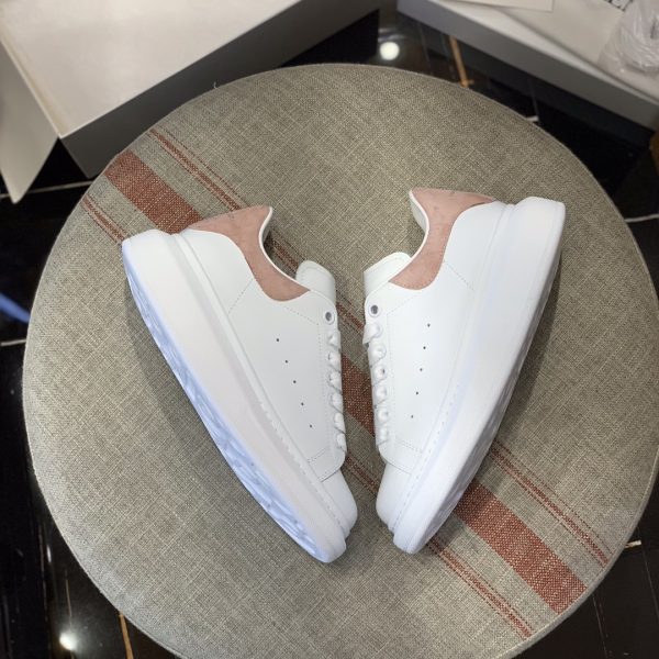 ¡¸#465¡¹Alexander McQueen MQ pink velvet tail Sneakers - Image 3