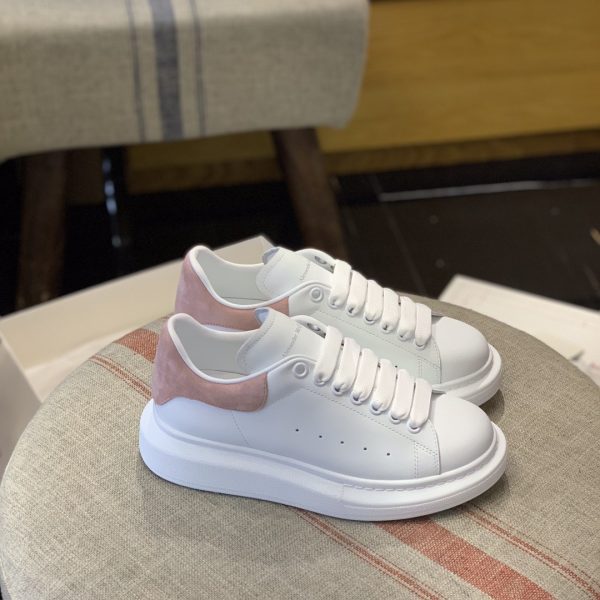 ¡¸#465¡¹Alexander McQueen MQ pink velvet tail Sneakers - Image 2