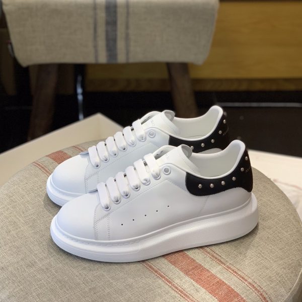 ¡¸#466¡¹Alexander McQueen MQ black tail Rose nail Sneakers - Image 3