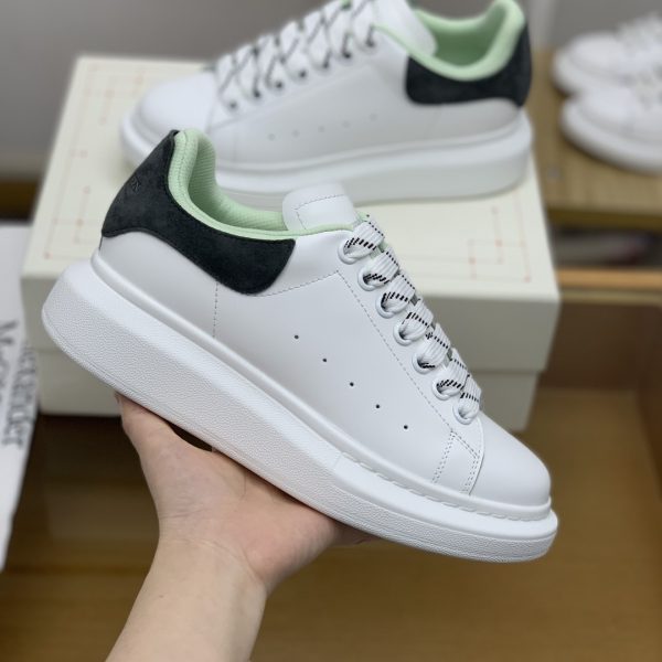 ¡¸#468¡¹Alexander McQueen MQ dark grey tail Sneakers