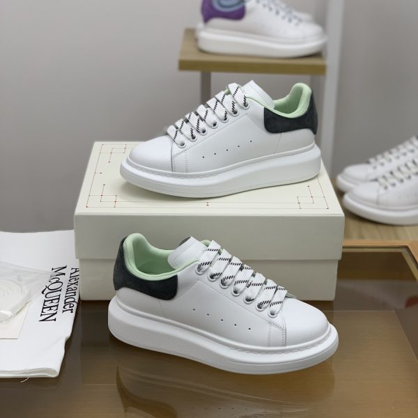 ¡¸#468¡¹Alexander McQueen MQ dark grey tail Sneakers - Image 3