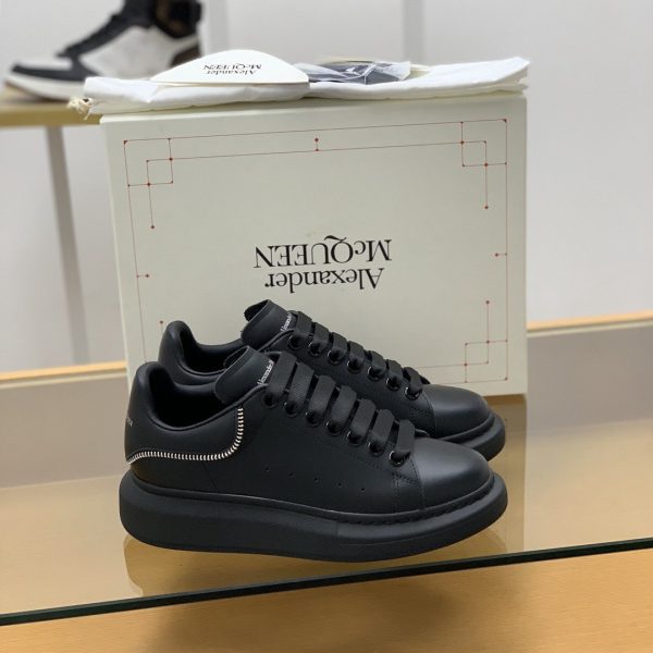 ¡¸#470¡¹Alexander McQueen MQ All black zip Sneakers - Image 2
