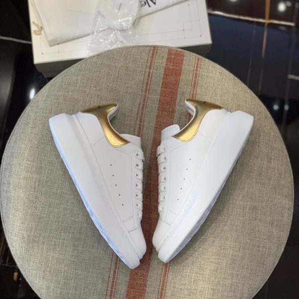 ¡¸#474¡¹Alexander McQueen MQ Gold cowhide tail Sneakers - Image 2