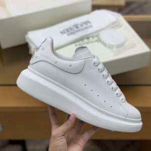 ¡¸#476¡¹Alexander McQueen MQ Silver Flying Swallow tail Sneakers