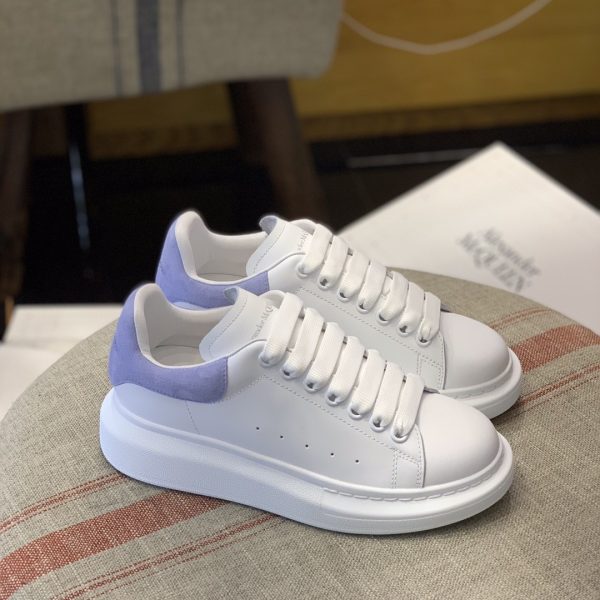 ¡¸#481¡¹Alexander McQueen MQ Light blue velvet tail Sneakers - Image 2