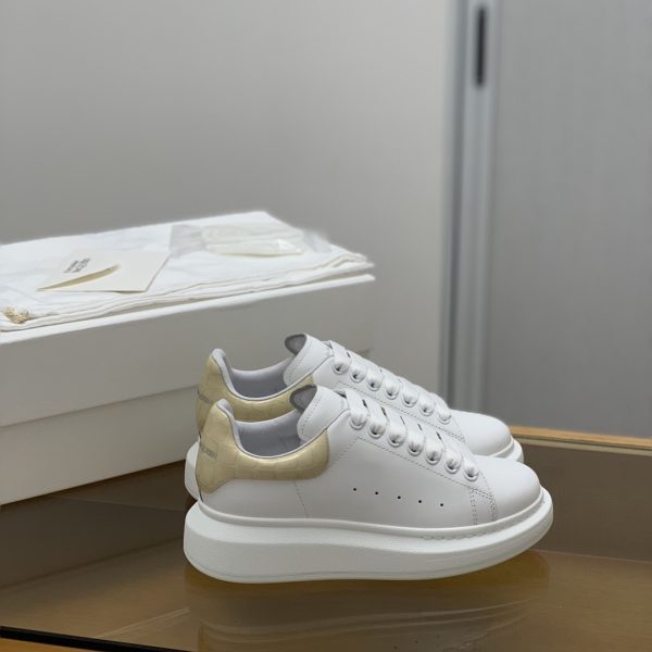 ¡¸#482¡¹Alexander McQueen MQ Apricot bead Stone grain tail Sneakers - Image 3