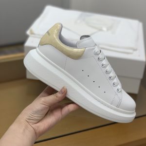 ¡¸#482¡¹Alexander McQueen MQ Apricot bead Stone grain tail Sneakers