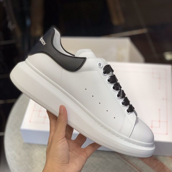 ¡¸#483¡¹Alexander McQueen MQ Black film tail Sneakers