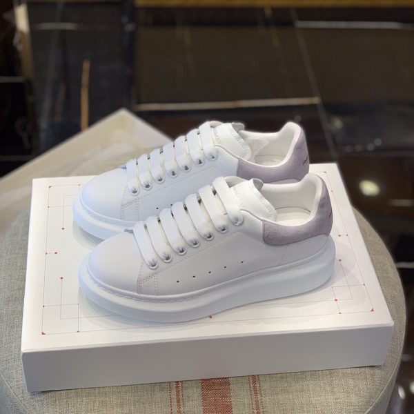 ¡¸#485¡¹Alexander McQueen MQ Light gray velvet tail Sneakers - Image 2