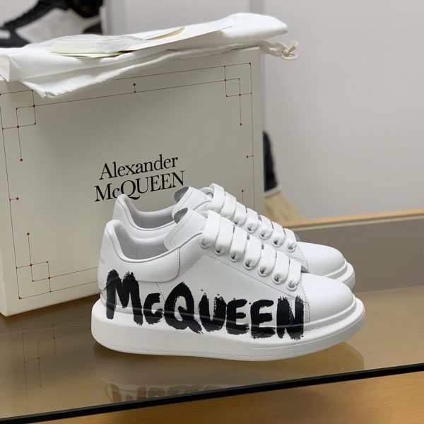 ¡¸#509¡¹Alexander McQueen MQ 3D white letter Sneakers - Image 3